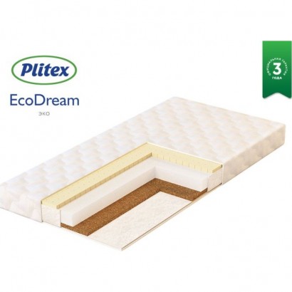 Детский матрас Plitex Eco Dream 120*60 см