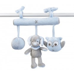 Мягкая игрушка на завязках Nattou Soft Toy Sam&Toby Овечка и Собачка 604222