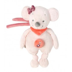 Мягкая музыкальная игрушка Nattou Soft Toy Mini Adele&Valentine Мышка 424073