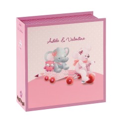 Коробка для сокровищ Nattou Adele&Valentine Слоник и Мышка 424530
