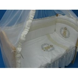Комплект в детскую кроватку 8 предметов Bombus (Топтыжка) «Королевский»