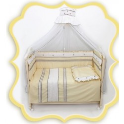 Комплект в детскую кроватку 7 предметов Bombus (Топтыжка) «Любавушка»