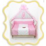 Комплект в детскую кроватку 7 предметов Bombus (Топтыжка) «Юленька»