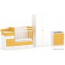 Комната новорожденного Фея 3 предмета: кроватка трансформер 1400 + комод 1580 + шкаф двухсекционный