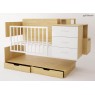 Комната для малыша Polini (Полини) кроватка-трансформер + шкаф двухсекционный