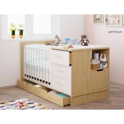 Комната для новорожденного Polini (Полини) кроватка трансформер + комод