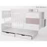 Комната для малыша Polini (Полини) кроватка-трансформер +пенал