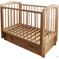 Детская кроватка для новорождённого Можгинский лесокомбинат Кристина продольный маятник ящик