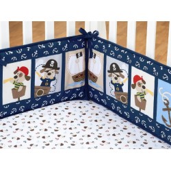 Комплект для детской кроватки из семи предметов Giovanni Piratic (серия Shapito)