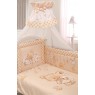 Комплект в кроватку для новорождённого Золотой гусь "Mika - Сатин", 7 предметов