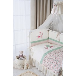 Комплект в кроватку для новорождённого Perina Клюковка 6 предметов