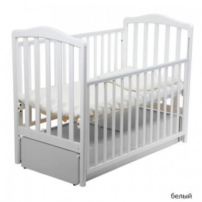 Детская кроватка для новорожденного-продольный маятник Papaloni Винни 120x60 см (Папалони)