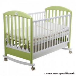 Детская кроватка для новорожденного-качалка Papaloni Джованни 125x65 см (Папалони)