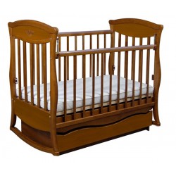Детская кроватка для новорожденного Наполеон Грация, маятник поперечный