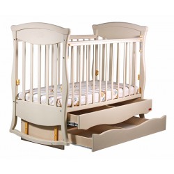 Детская кроватка для новорожденного Наполеон Грация, маятник поперечный