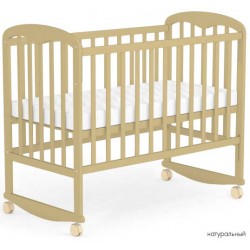 Детская кроватка для новорожденного Фея 323 качалка + колёса