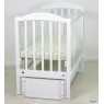Детская кроватка для новорожденного продольный маятник с ящиком Фея 660