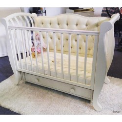 Детская кроватка для новорожденного продольный маятник Лель Кубаньлесстрой Магнолия БИ 555.3
