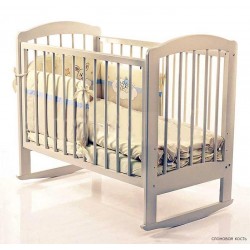 Детская кроватка для новорожденного на колёсиках Катя Можгинский лесокомбинат