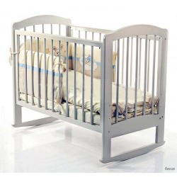 Детская кроватка для новорожденного на колёсиках Катя Можгинский лесокомбинат