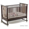 Детская кроватка для новорожденного-качалка Papaloni Aura 125х65 (Папалони)