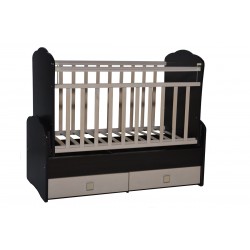 Детская кроватка для новорожденного Антел Ульяна-3 с поперечным маятником и ящиками
