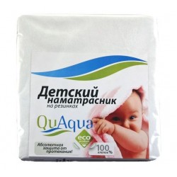 Непромокаемый наматрасник для детских кроваток QuAqua