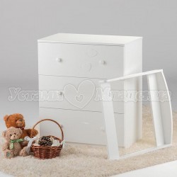 Детский комод со столиком для пеленания Островок уюта Слонёнок